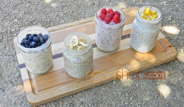 cách sử dụng hạt chia với trái cây